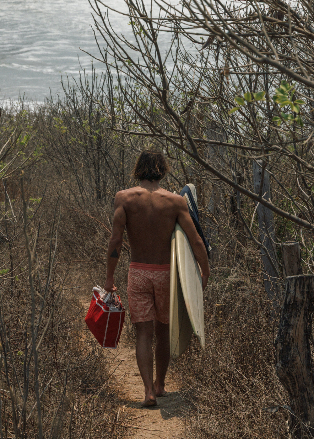 Vissla Croozer 17.5" Boardshort in Retro Red, view 2