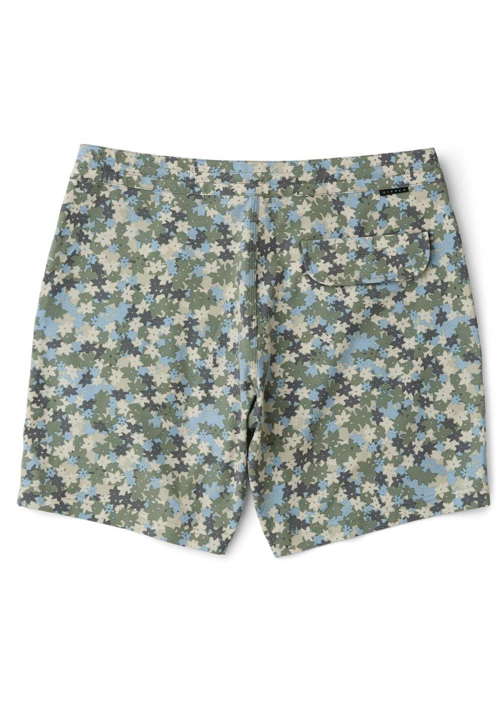 Vissla Jungalo 13" Kids Boardshort in Army, view 3