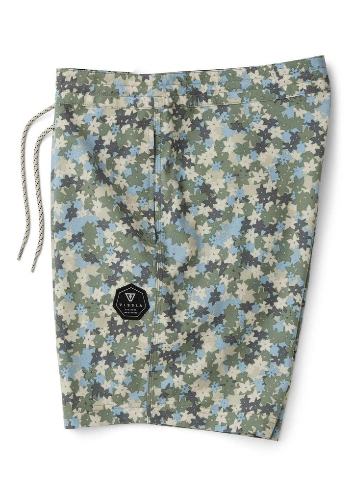 Vissla Jungalo 13" Kids Boardshort in Army, view 5
