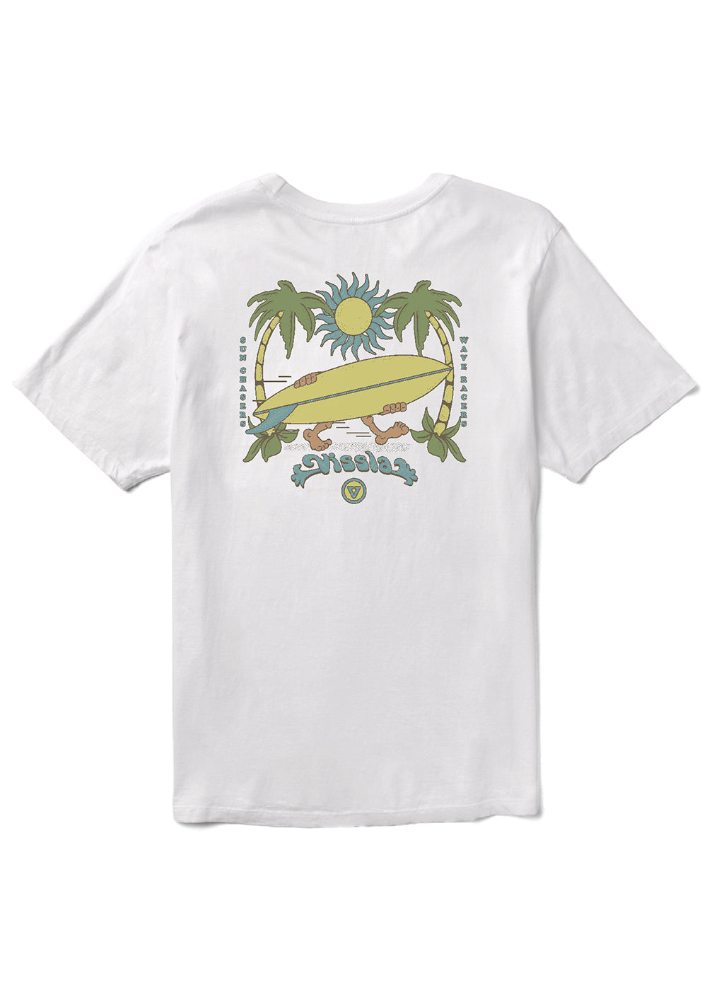 Vissla Out There Kids Tee in White