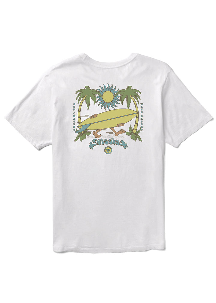Vissla Out There Kids Tee in White