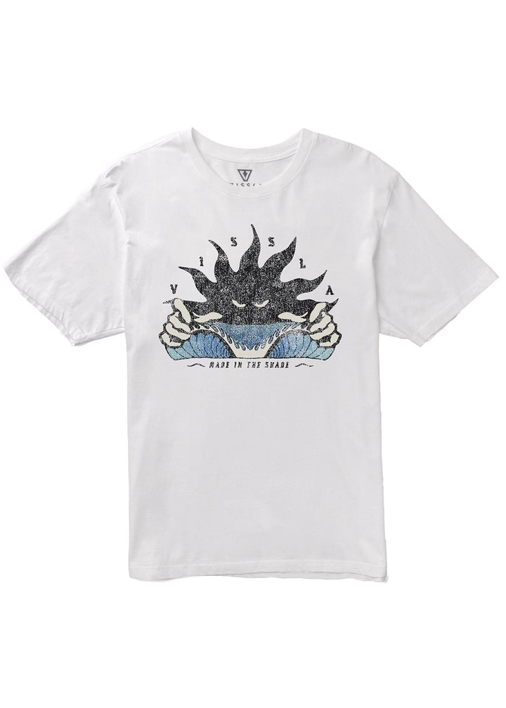Vissla Shady Kids Tee in White