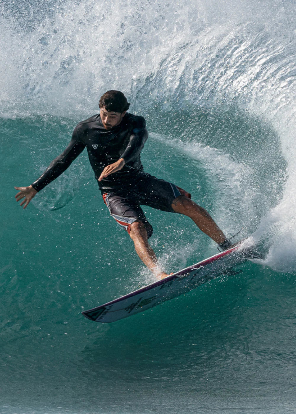 Vissla Let'S Go Yago 21" Boardshort in Phantom, view 2