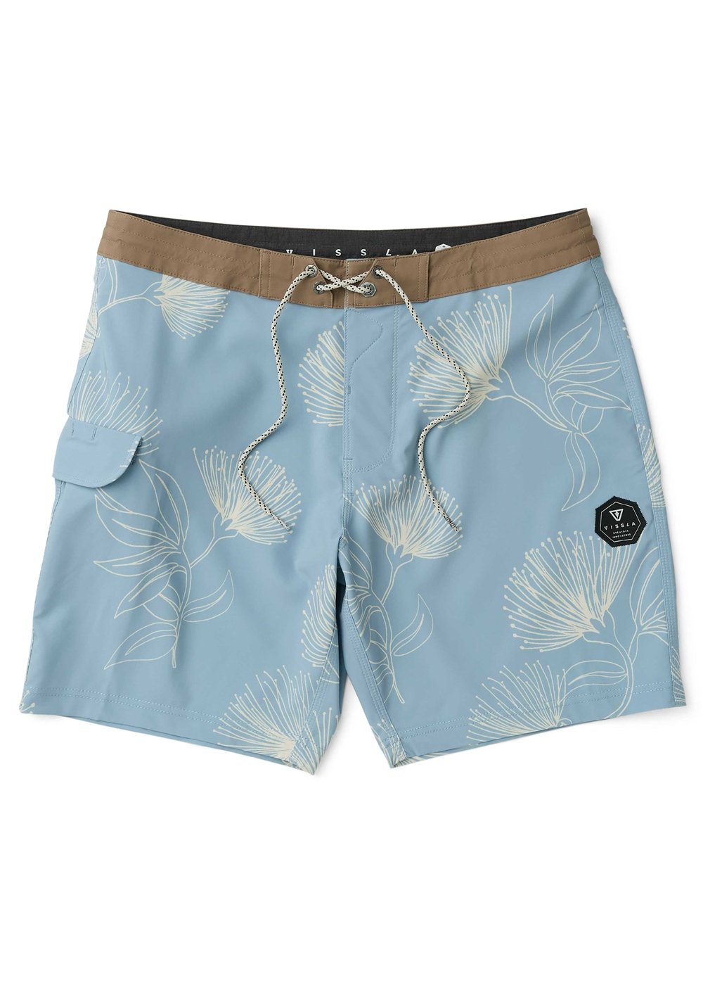 Vissla Happy Hours 18.5" Boardshort in Faded Denim
