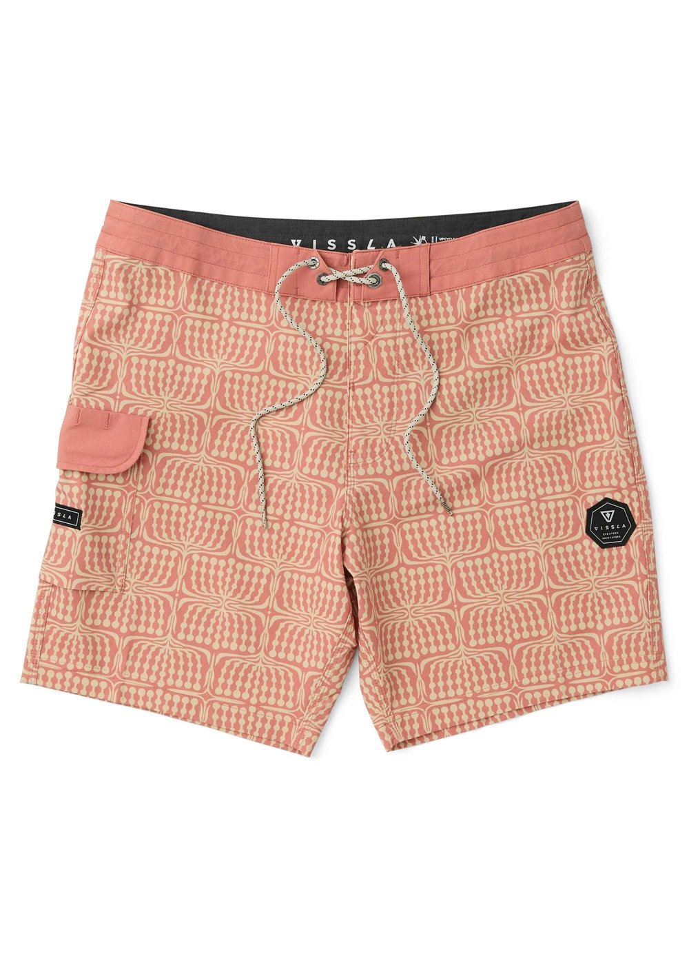 Vissla Croozer 17.5" Boardshort in Retro Red