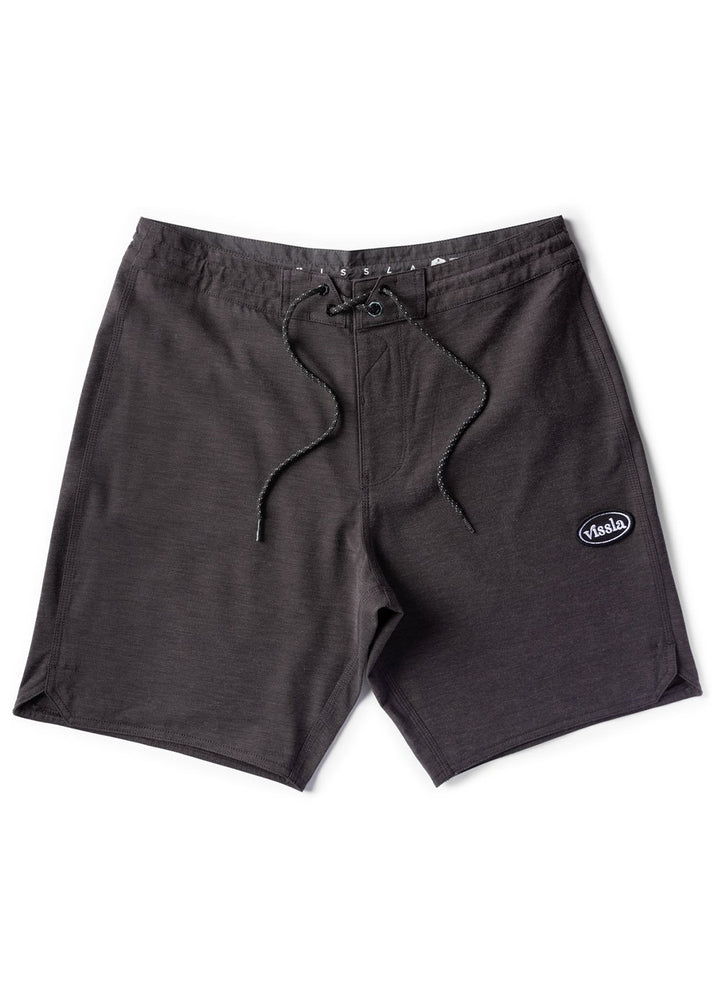 Vissla Solid Sets 18.5" Boardshort in Black