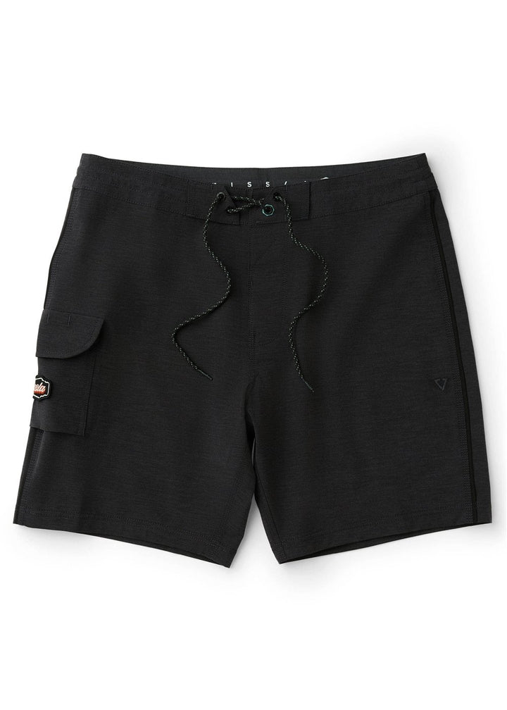 Vissla Solid Sets 18.5" Boardshort in Black 2