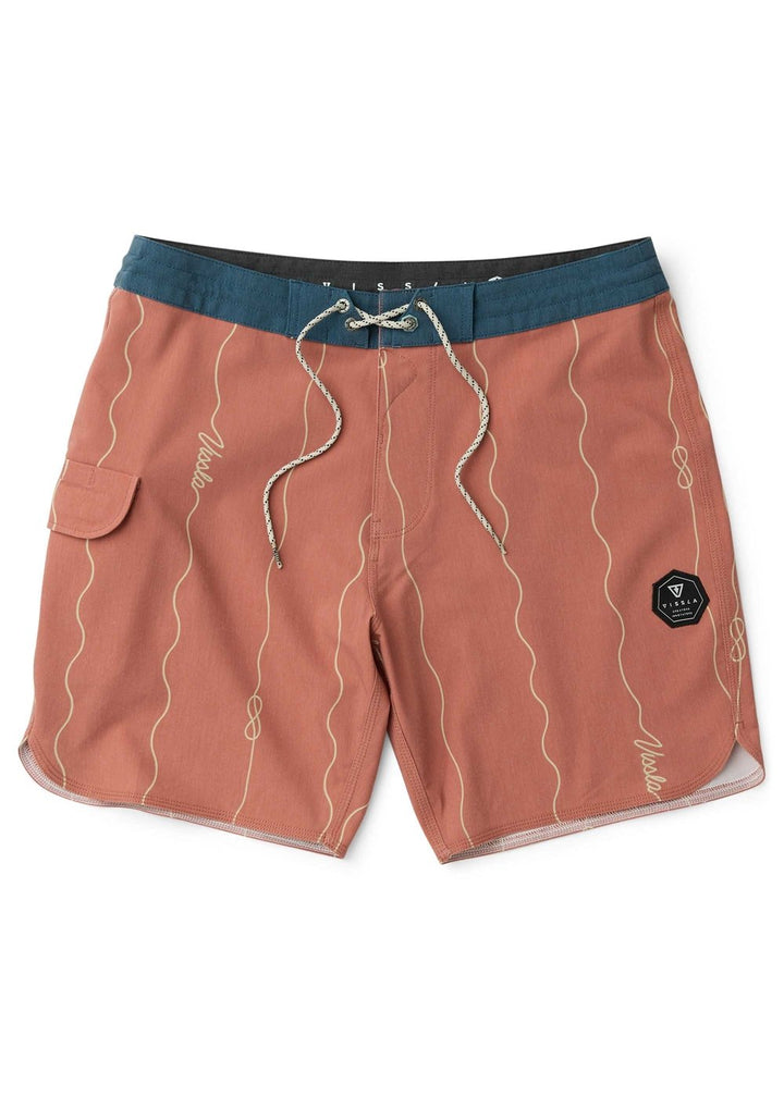 Vissla Roundup 18.5" Boardshort in Retro Red