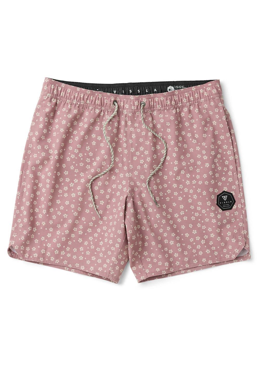 Vissla Bongos 16.5" Ecolastic Boardshort in Rose
