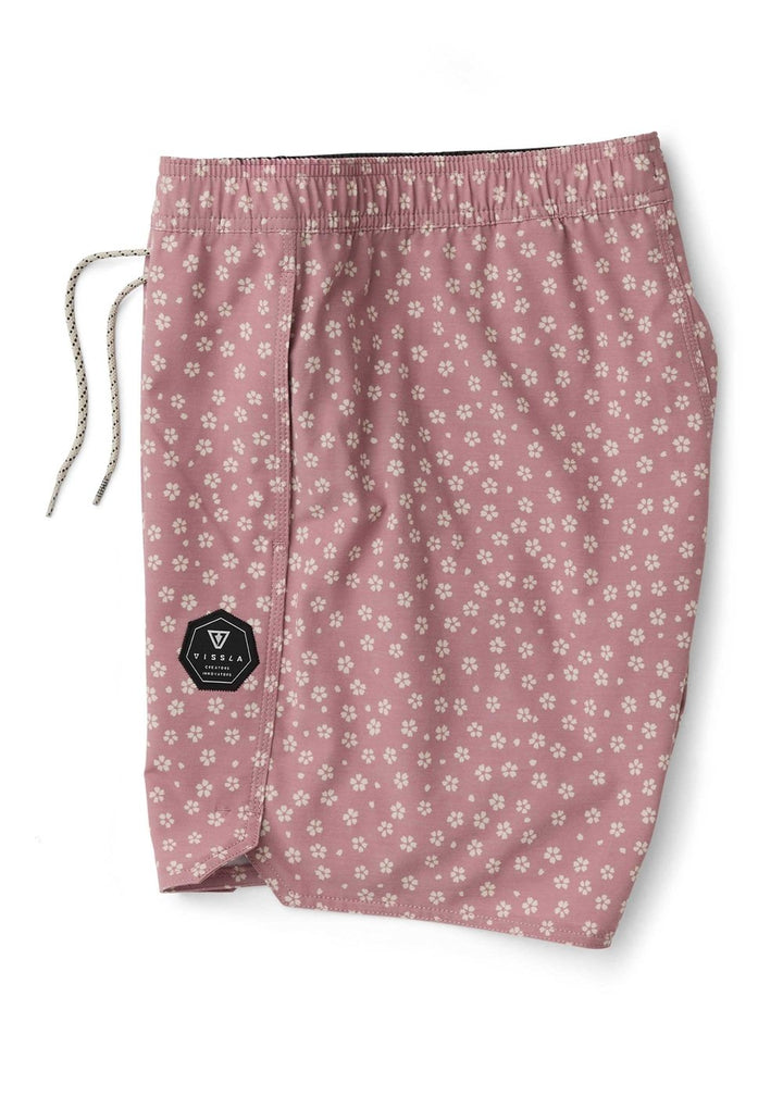 Vissla Bongos 16.5" Ecolastic Boardshort in Rose, view 3