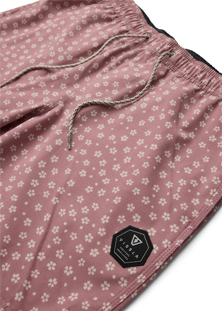 Vissla Bongos 16.5" Ecolastic Boardshort in Rose, view 4