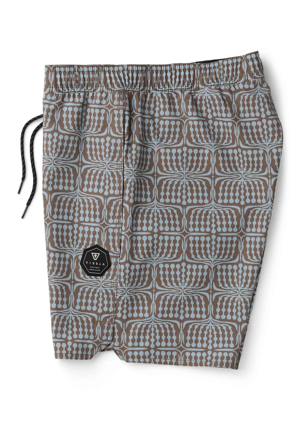 Vissla Croozer 16.5" Ecolastic Boardshort in Dark Earth, view 3