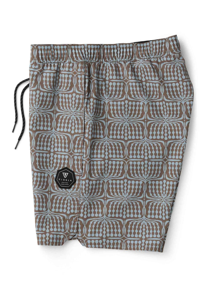 Vissla Croozer 16.5" Ecolastic Boardshort in Dark Earth, view 3