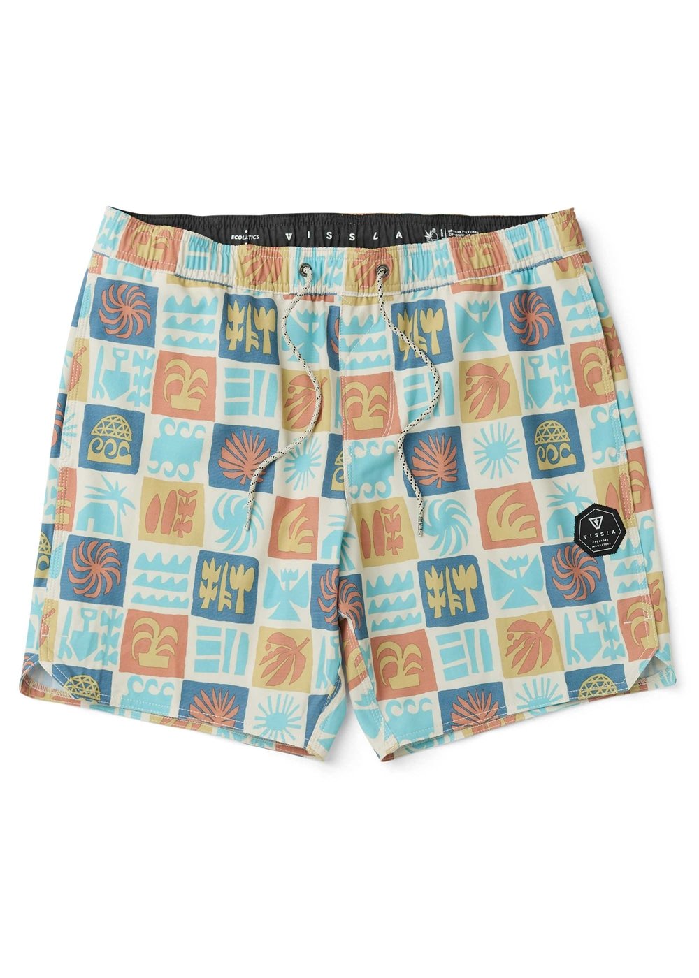 Vissla Ecology Center 16.5" Ecolastic Boardshort in Multi