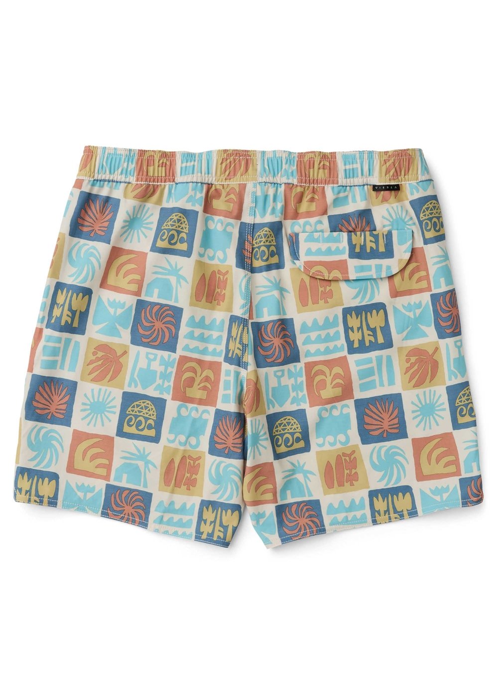 Vissla Ecology Center 16.5" Ecolastic Boardshort in Multi, view 2