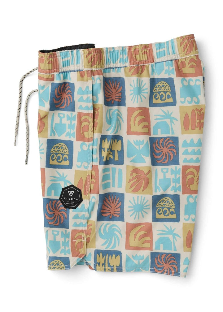 Vissla Ecology Center 16.5" Ecolastic Boardshort in Multi, view 3