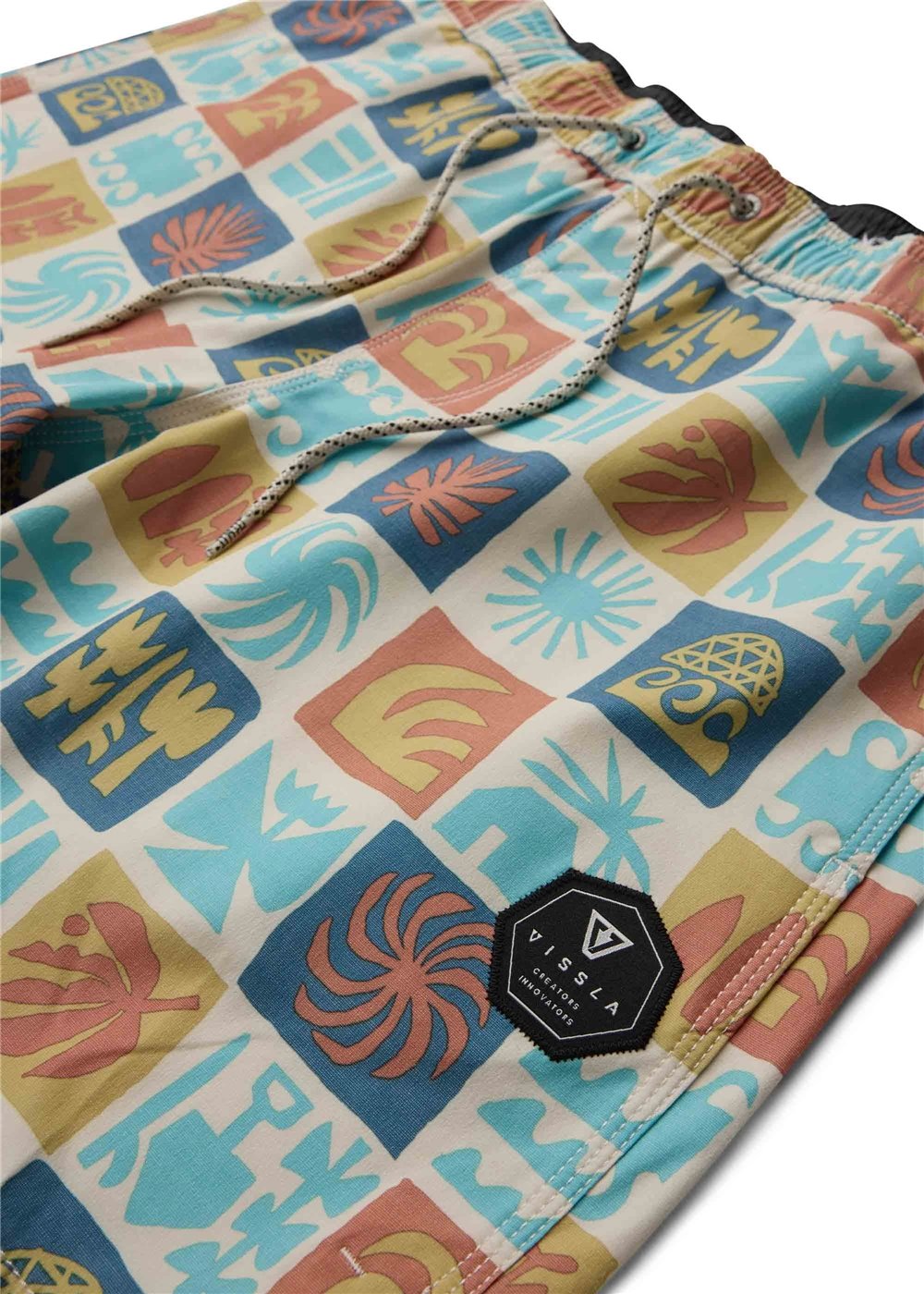 Vissla Ecology Center 16.5" Ecolastic Boardshort in Multi, view 4