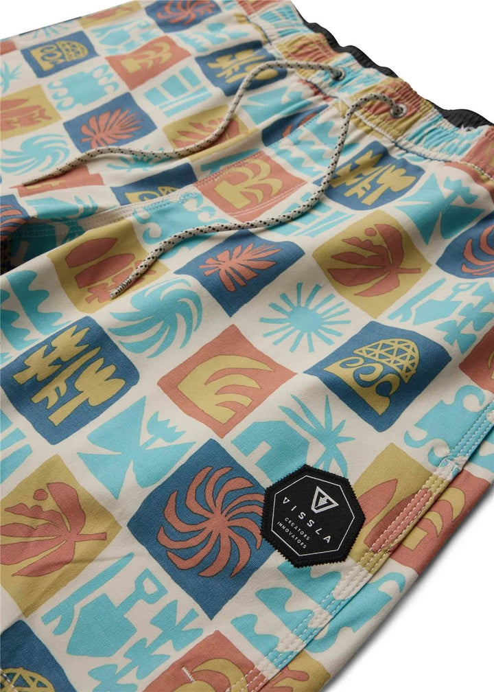 Vissla Ecology Center 16.5" Ecolastic Boardshort in Multi, view 4