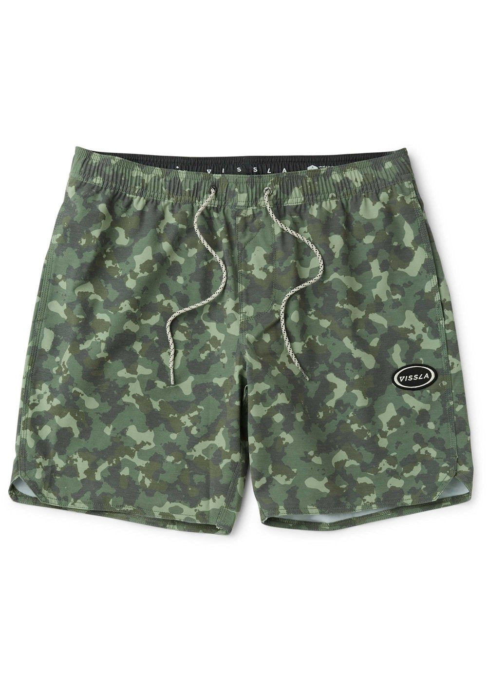 Vissla Solid Sets 17.5" Ecolastic Boardshort in Camo