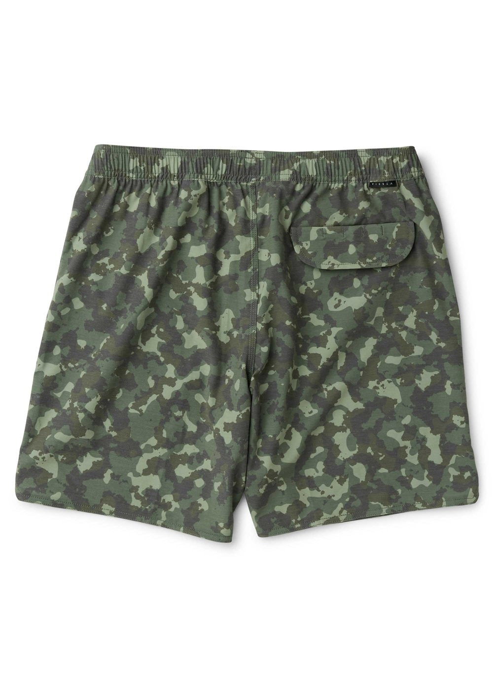 Vissla Solid Sets 17.5" Ecolastic Boardshort in Camo, view 2