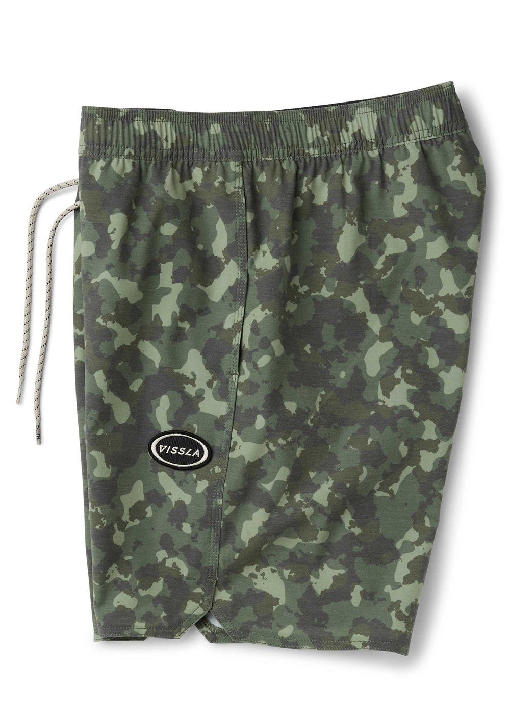 Vissla Solid Sets 17.5" Ecolastic Boardshort in Camo, view 3