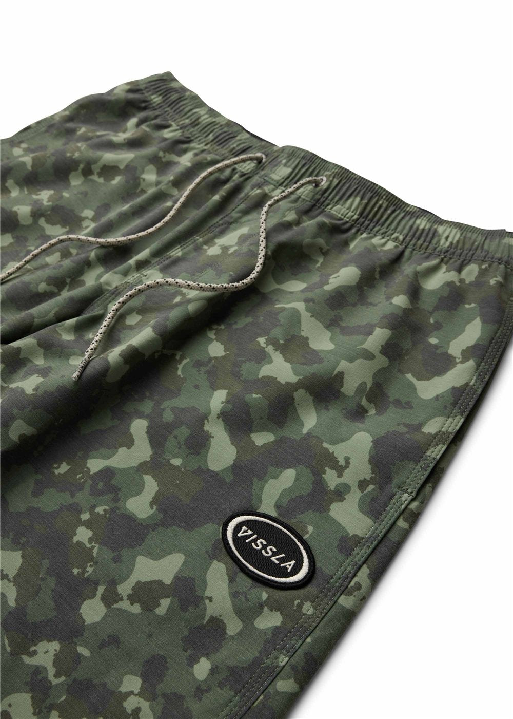 Vissla Solid Sets 17.5" Ecolastic Boardshort in Camo, view 4