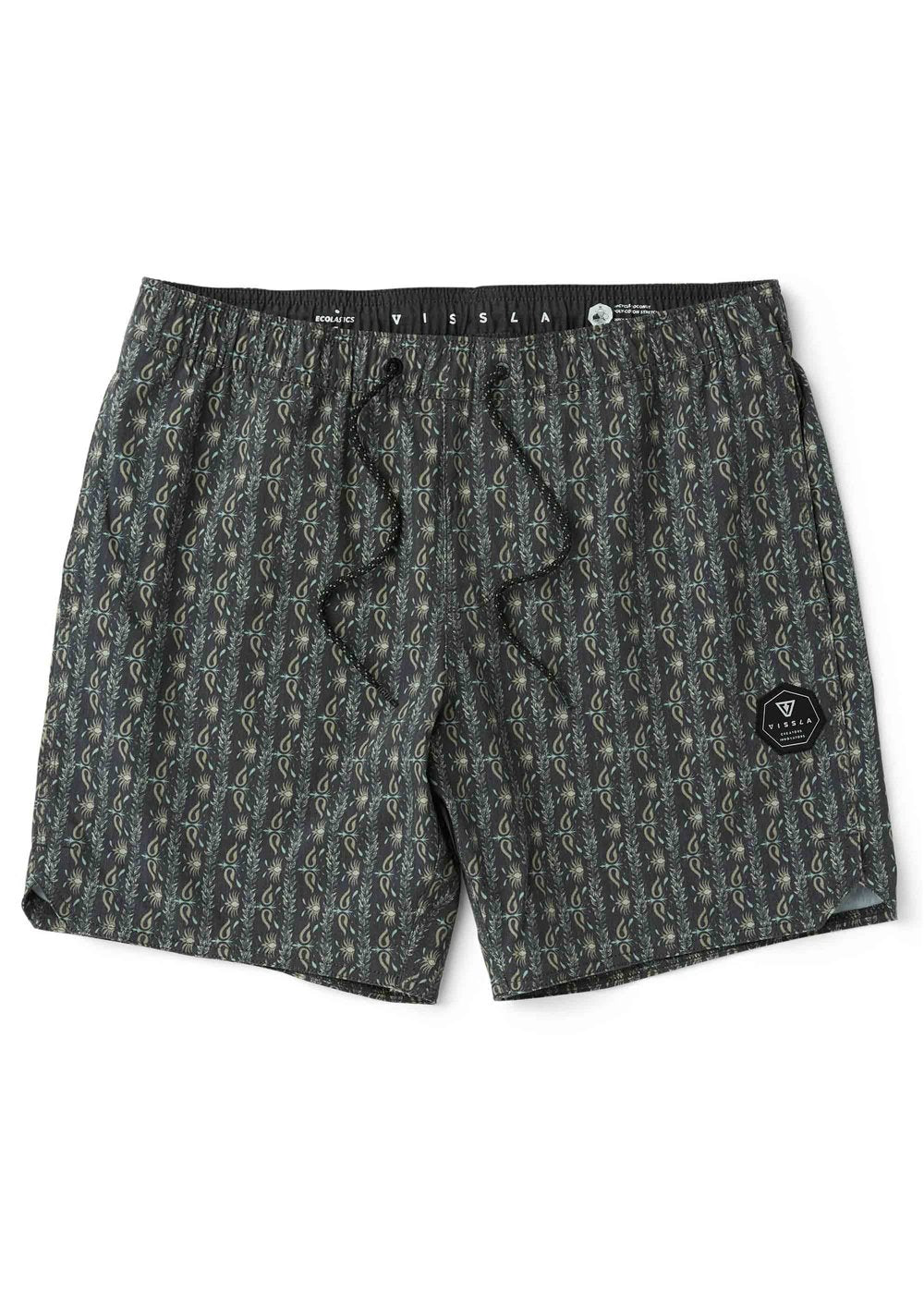 Vissla Out West 16.5" Ecolastic Boardshort in Phantom
