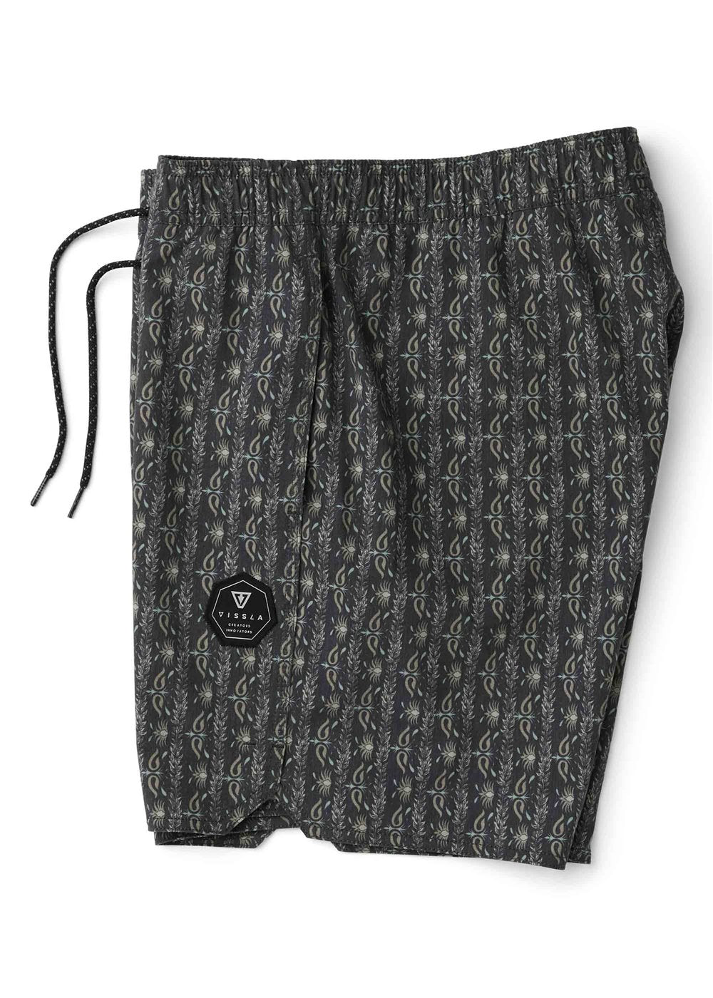 Vissla Out West 16.5" Ecolastic Boardshort in Phantom, view 3