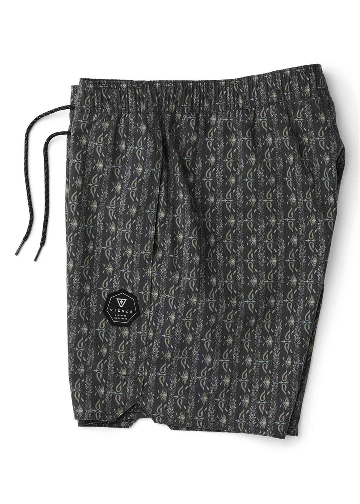Vissla Out West 16.5" Ecolastic Boardshort in Phantom, view 3