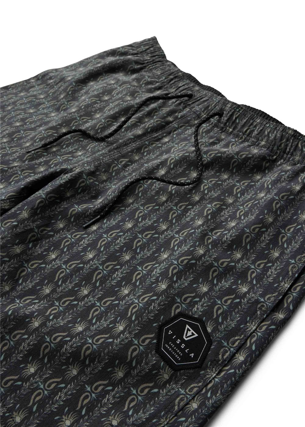 Vissla Out West 16.5" Ecolastic Boardshort in Phantom, view 4