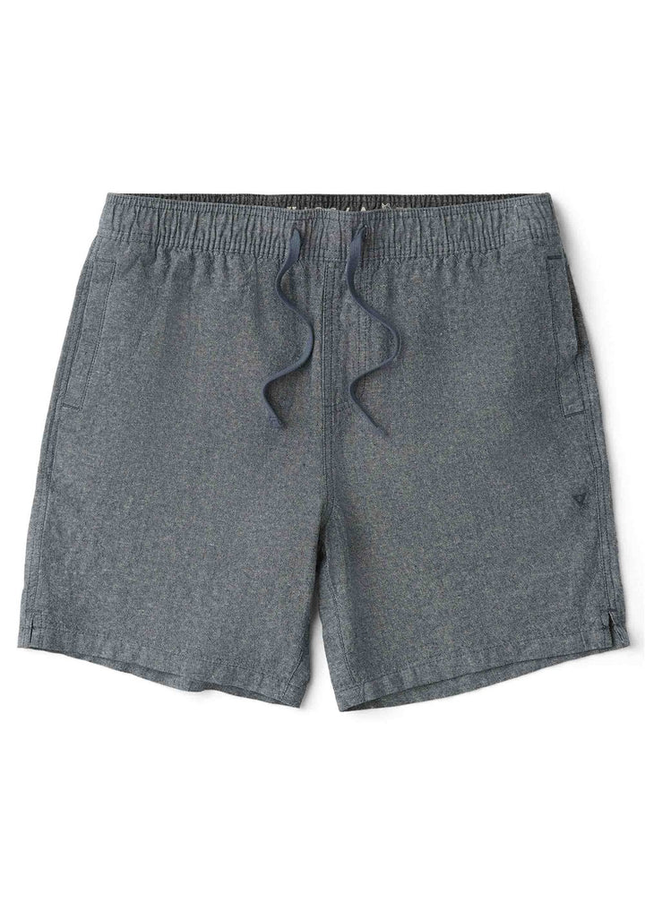 Vissla Rails Linen 18" Elastic Walkshort in Midnight