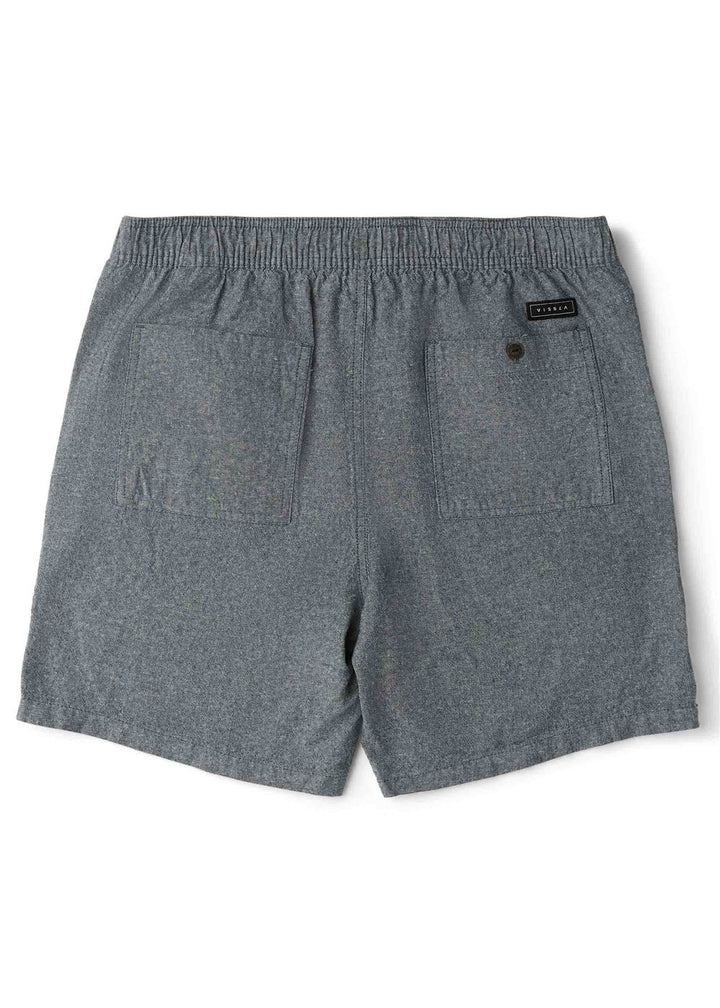 Vissla Rails Linen 18" Elastic Walkshort in Midnight, view 2