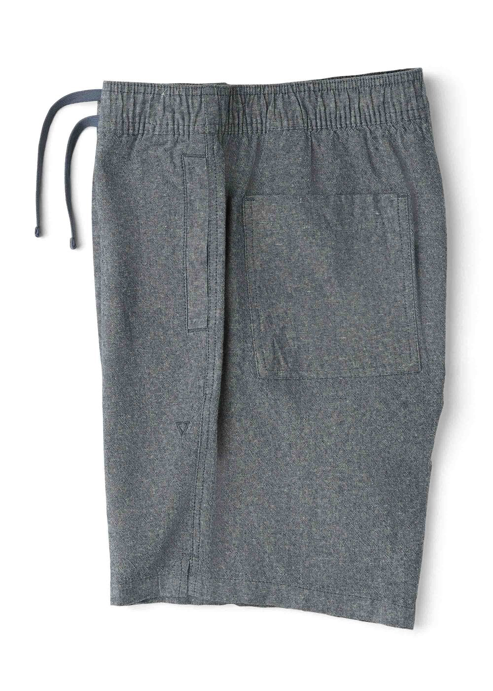 Vissla Rails Linen 18" Elastic Walkshort in Midnight, view 3