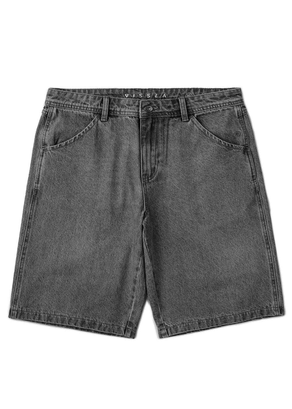 Vissla Pier Bowl 22" Walkshort in Washed Black