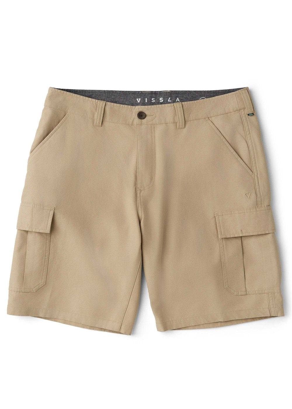 Vissla County Cargo Twill 21" Walkshort in Light Khaki