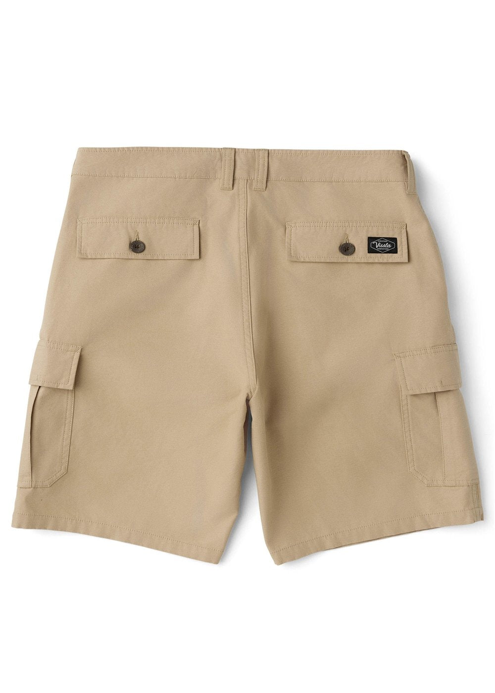 Vissla County Cargo Twill 21" Walkshort in Light Khaki, view 2