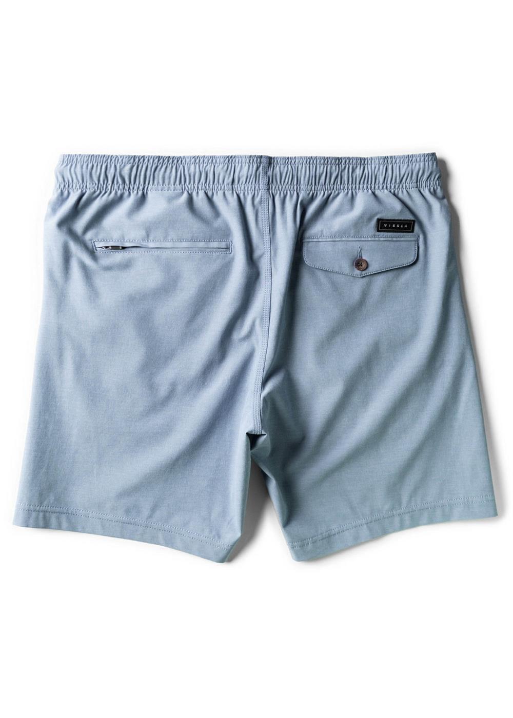 Vissla No See Ums Hybrid Eco 18" Elastic Walkshort in Slate, view 2