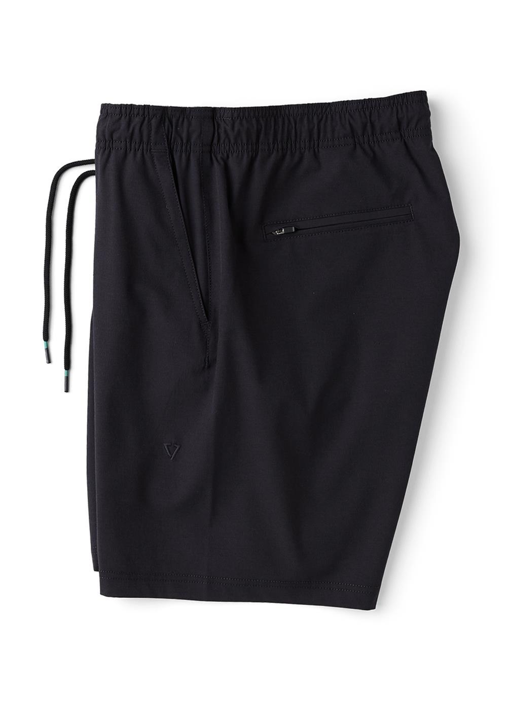 Vissla No See Ums Hybrid Eco 18" Elastic Walkshort in Black, view 3