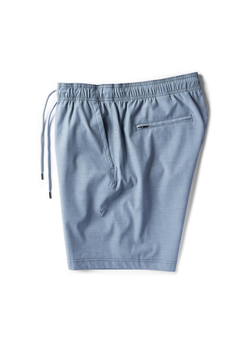 Vissla No See Ums Hybrid Eco 18" Elastic Walkshort in Slate, view 3
