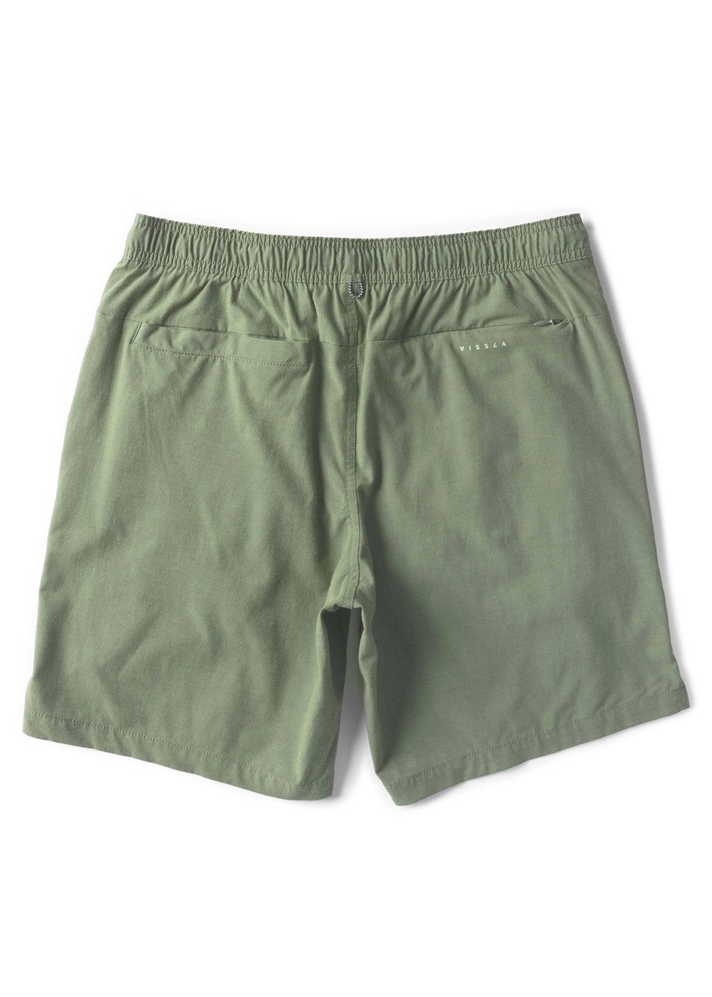 Vissla Alto 18" Performance Elastic Walkshort in Surplus, view 2