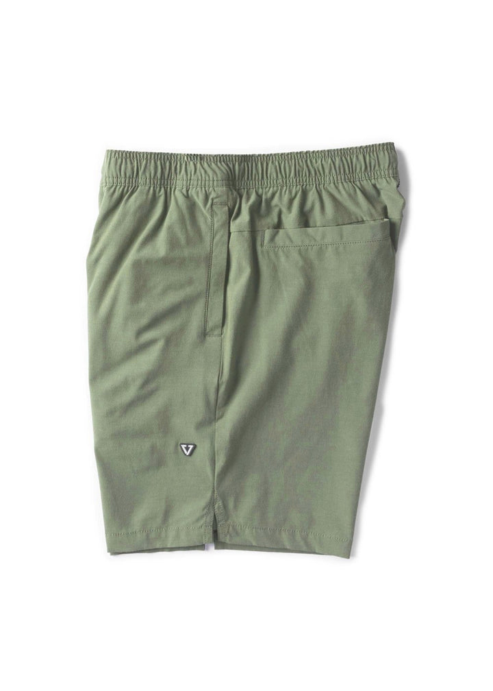 Vissla Alto 18" Performance Elastic Walkshort in Surplus, view 3