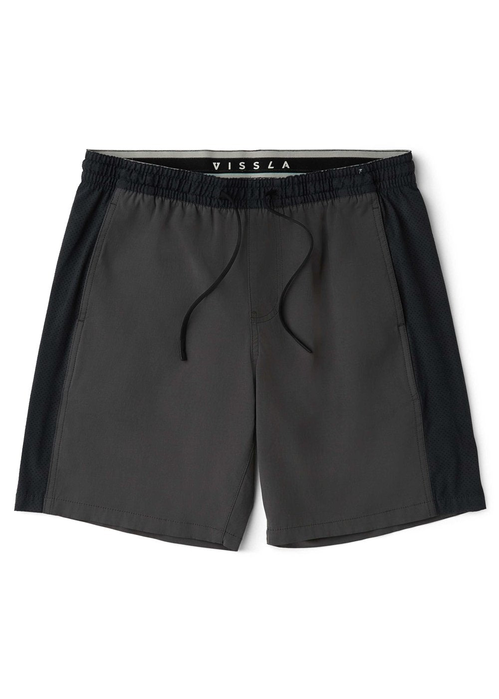 Vissla Full Court 19" Performance Elastic Walkshort in Dark Grey