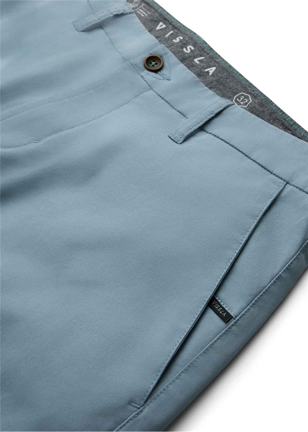 Vissla No See Ums Eco 18" Walkshort in Faded Denim, view 4
