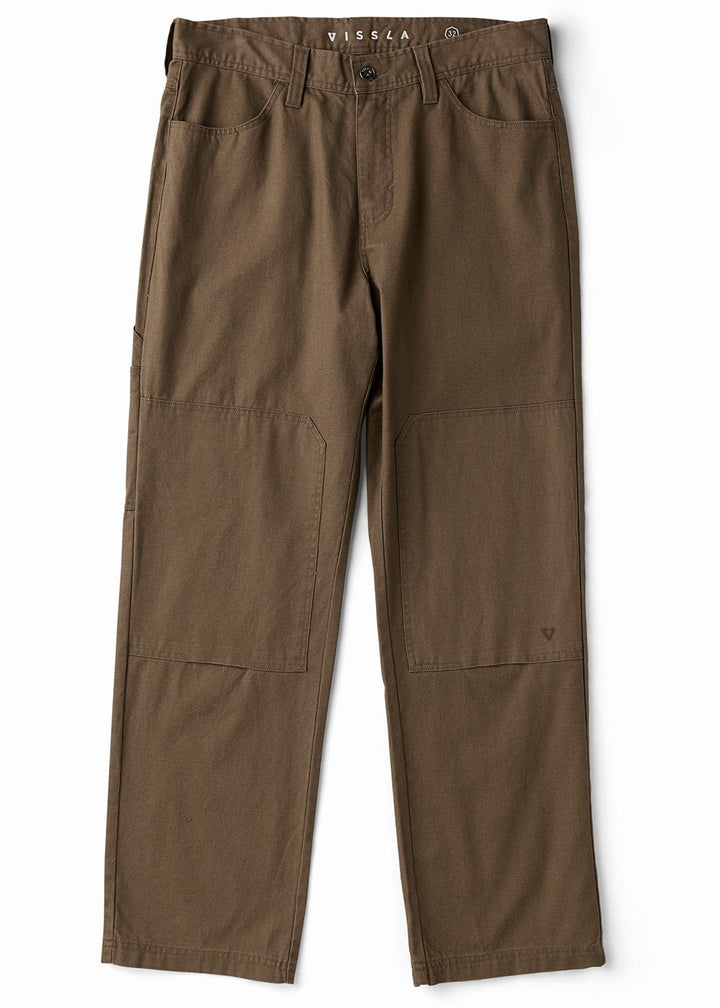 Vissla Pismo Painter Eco Work Pant in Dark Earth