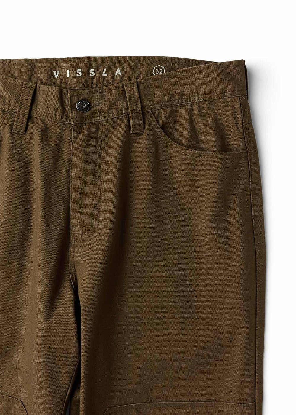 Vissla Pismo Painter Eco Work Pant in Dark Earth, view 3
