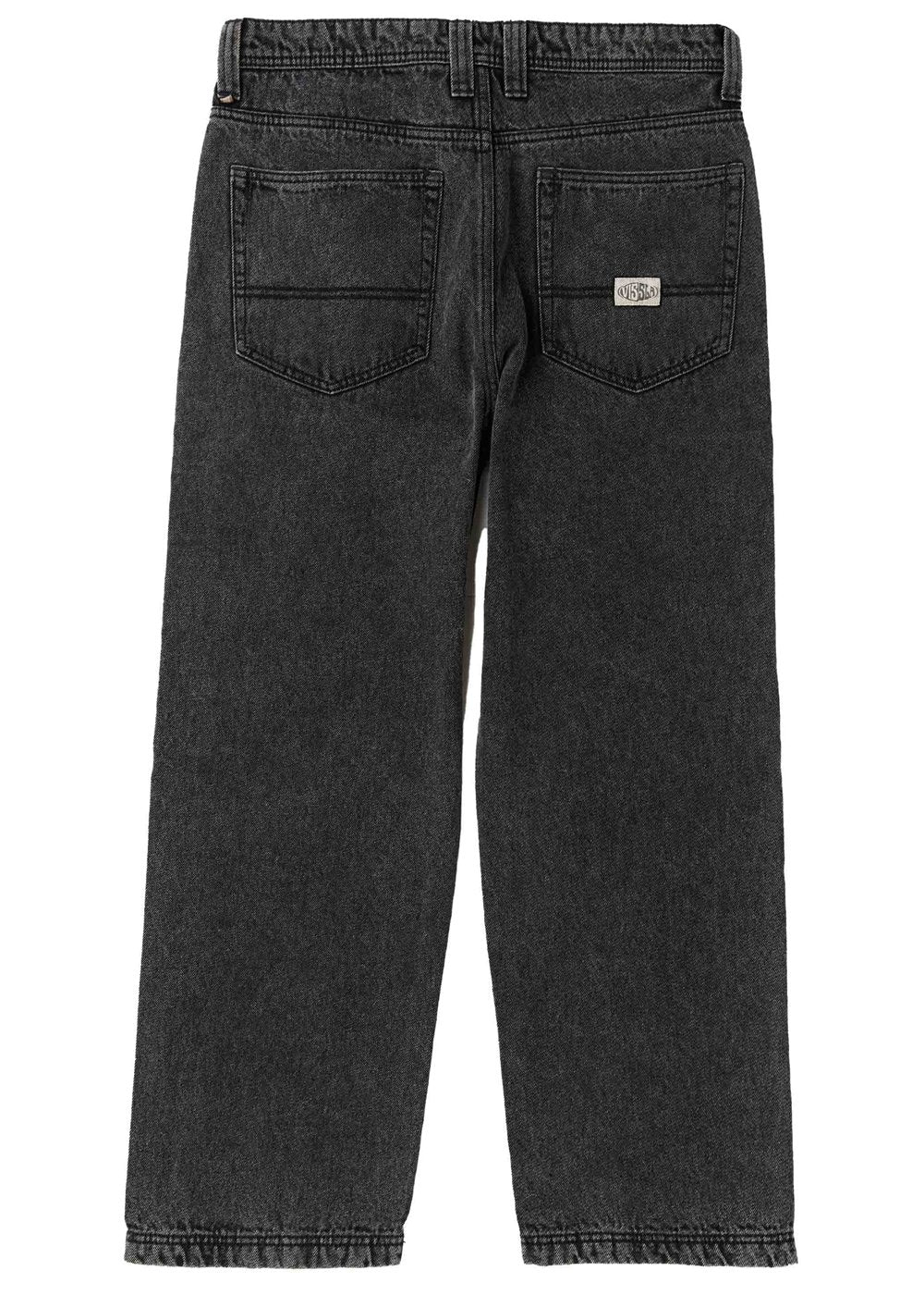 Vissla Big Timer Baggy 5 Pkt Jean 19.5" in Washed Black, view 4