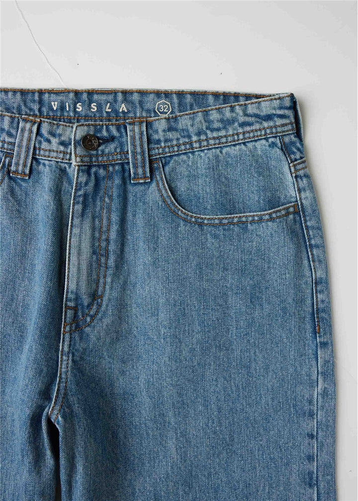 Vissla Let Loose 5 Pkt Jean 17" in 7 Year Wash, view 5