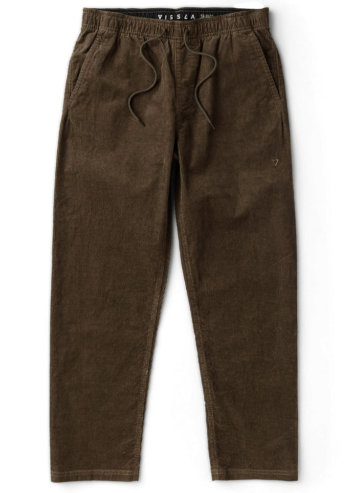 Vissla No See Ums Cord Eco Elastic Pant in Dark Earth