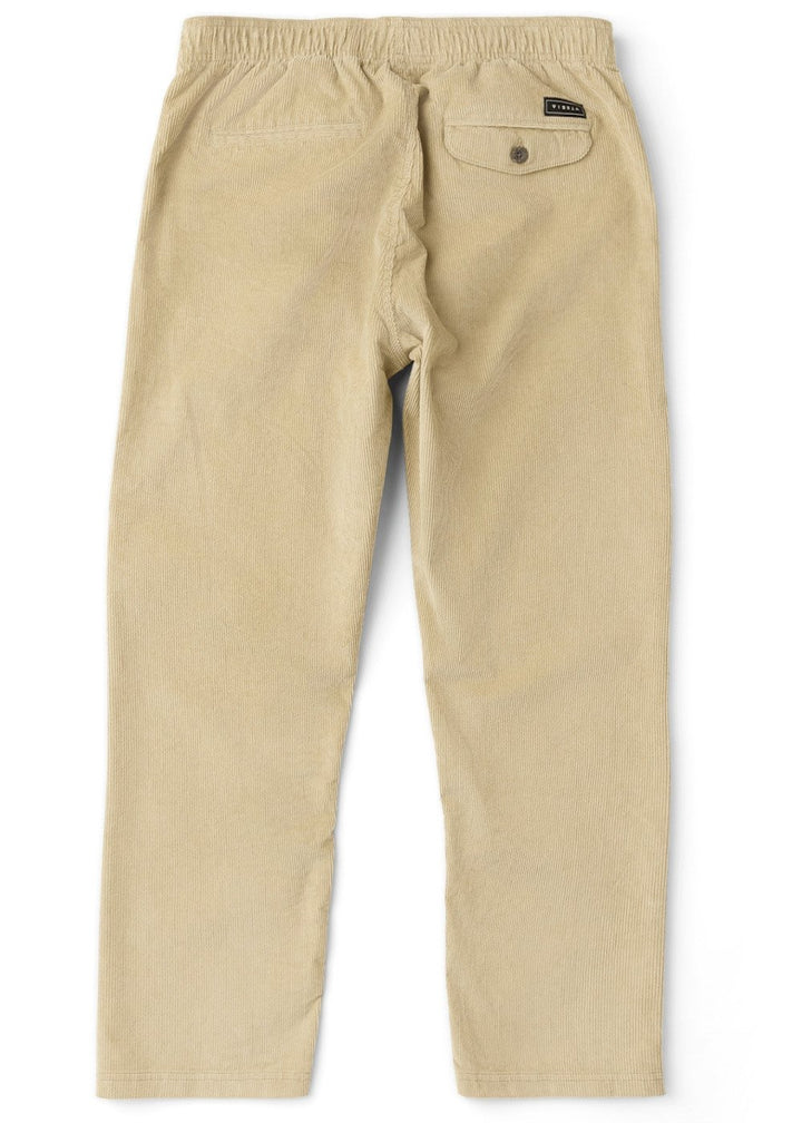 Vissla No See Ums Cord Eco Elastic Pant in Light Khaki, view 2