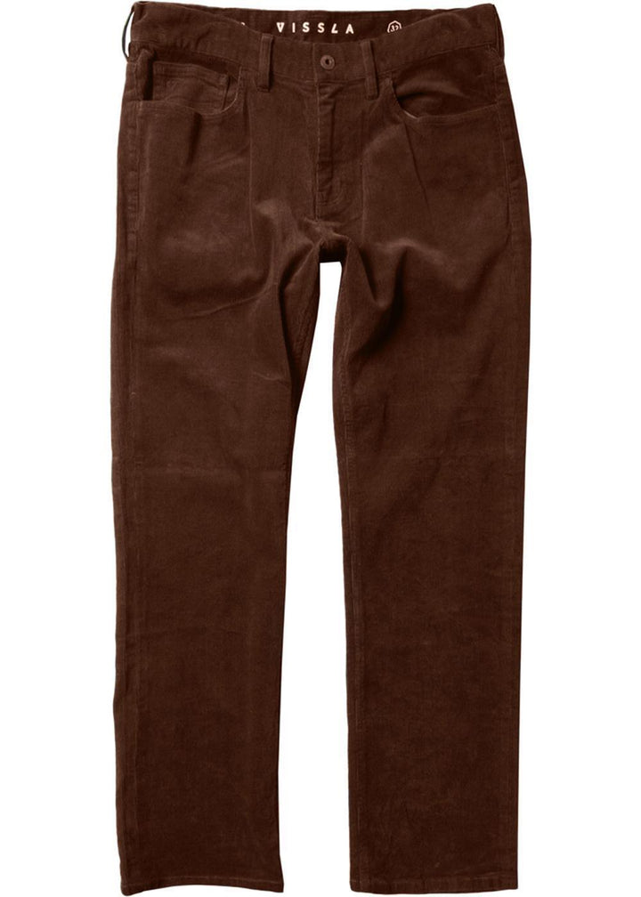 Vissla Border C Cord 5 Pkt Pant in Dark Earth